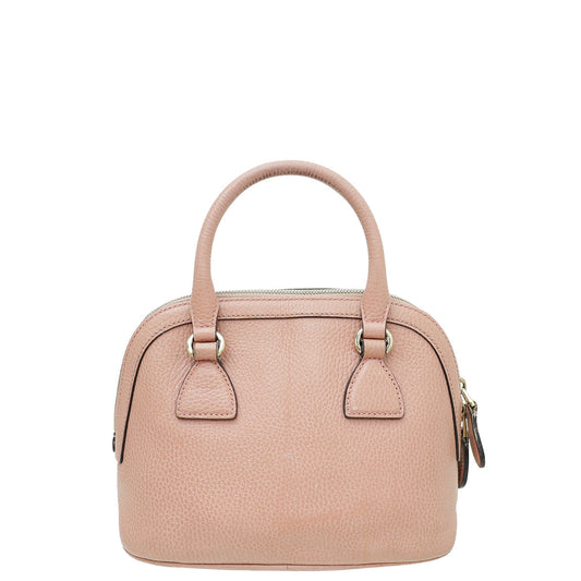 Gucci Dusty Pink GG Charm Dome Bag Mini Bag