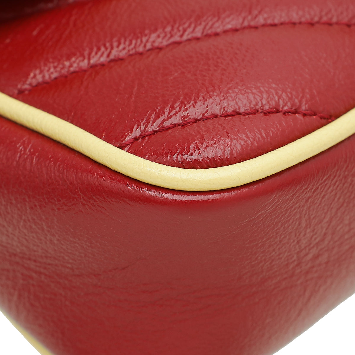 Gucci Bicolor GG Marmont Diagonal Striped Super Mini Bag