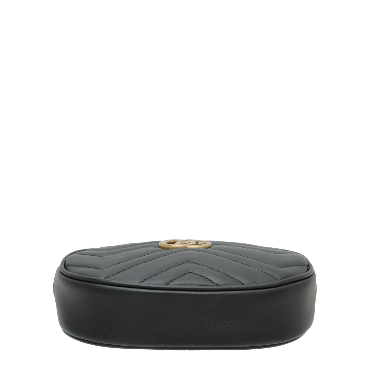 Gucci Black GG Marmont Mini Belt Bag