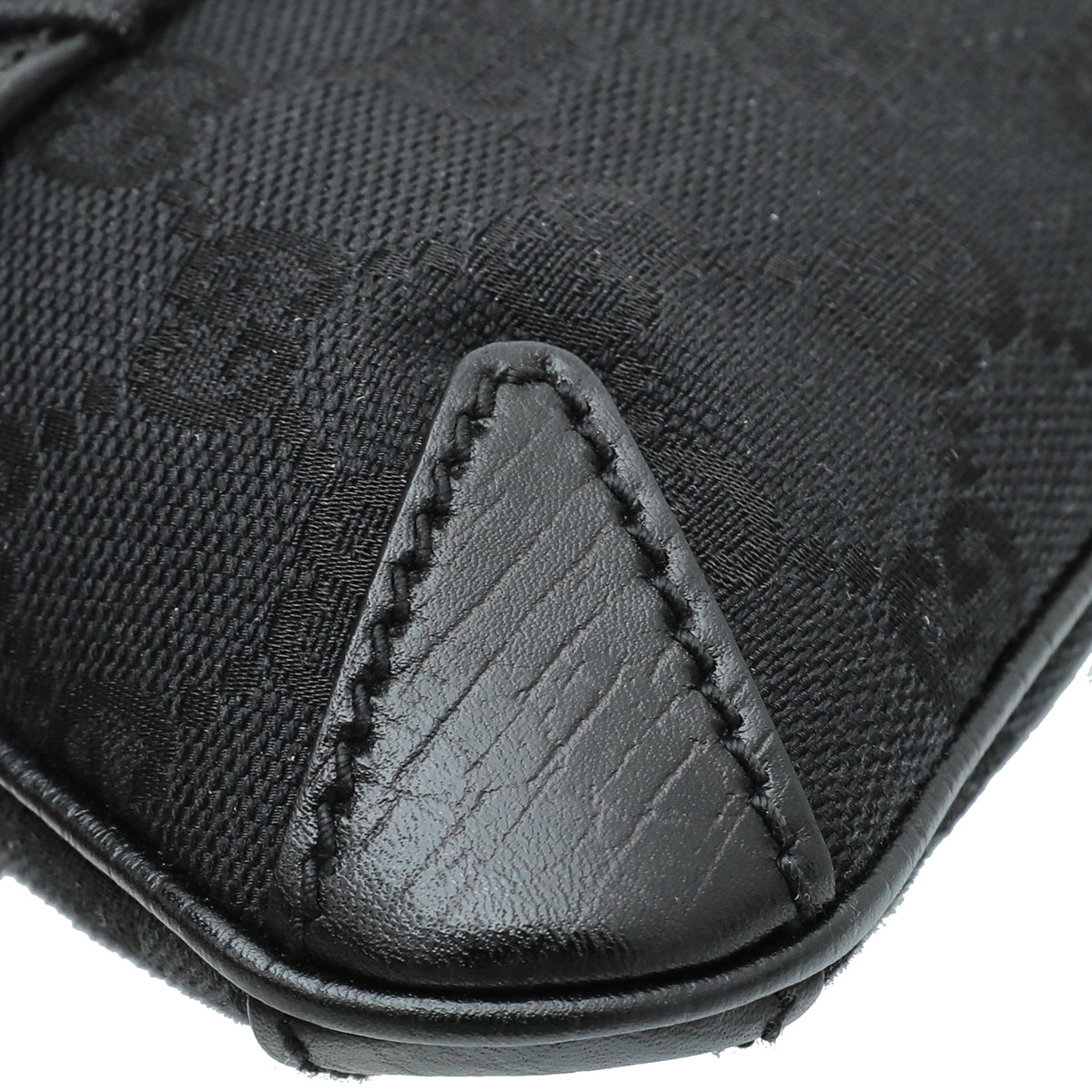 Gucci Black GG Horsebit Pochette Bag
