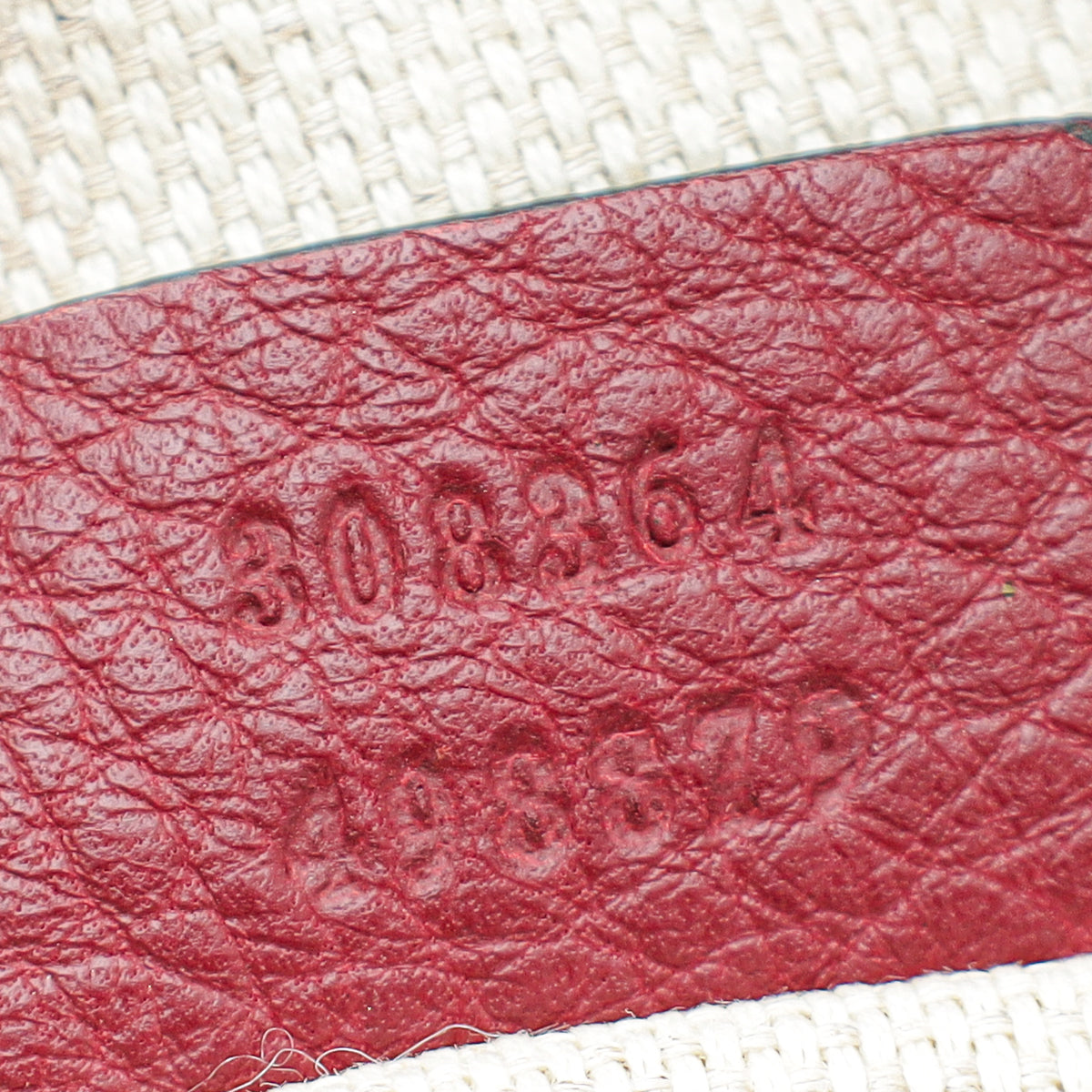 Gucci Burgundy Soho Disco Studs Camera Bag