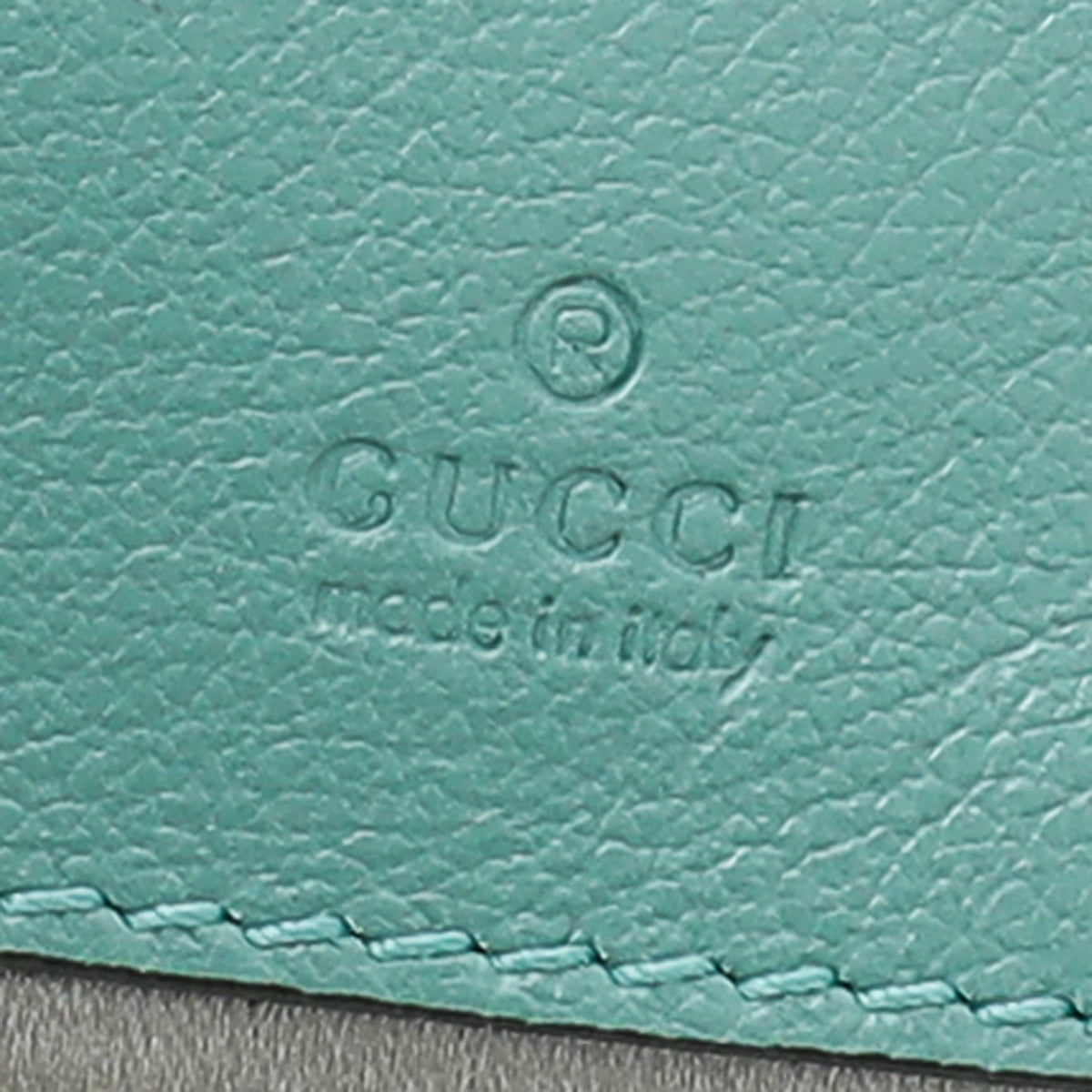Gucci Mint Green GG Marmont Mini Sequin Bucket Bag
