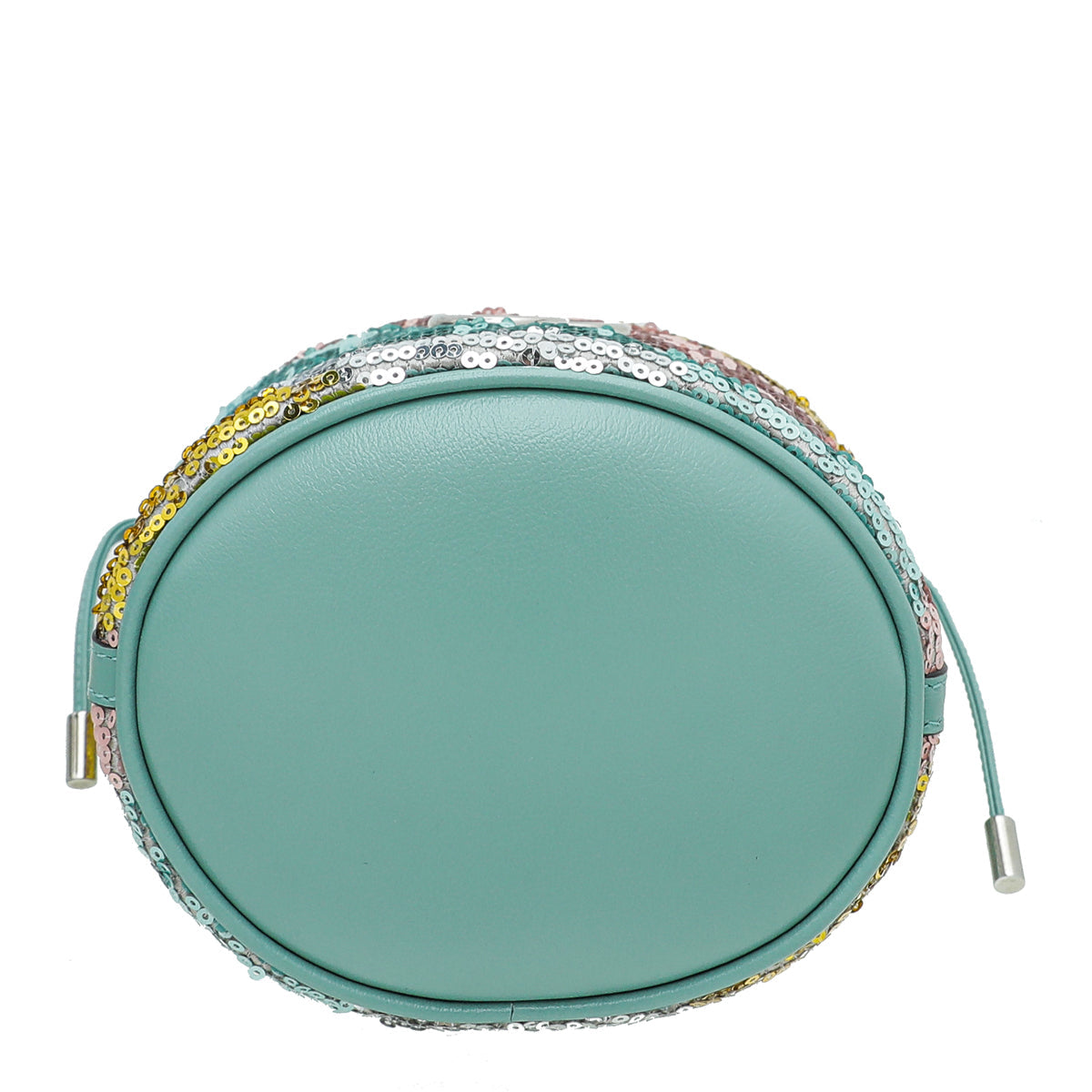 Gucci Mint Green GG Marmont Mini Sequin Bucket Bag
