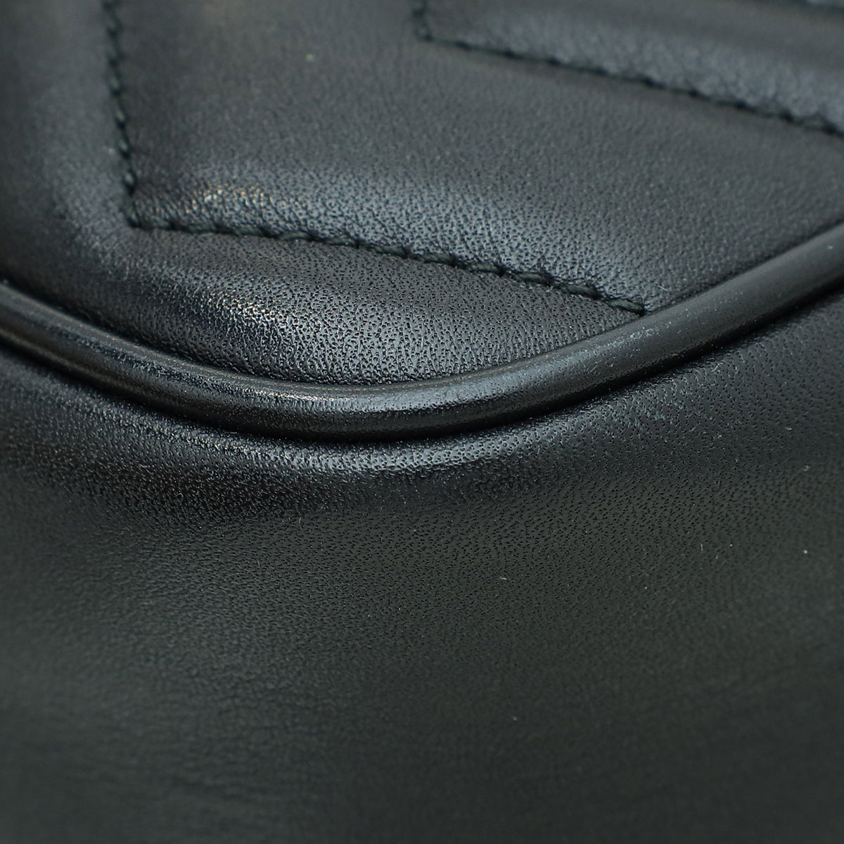 Gucci Black GG Marmont Mini Camera Bag