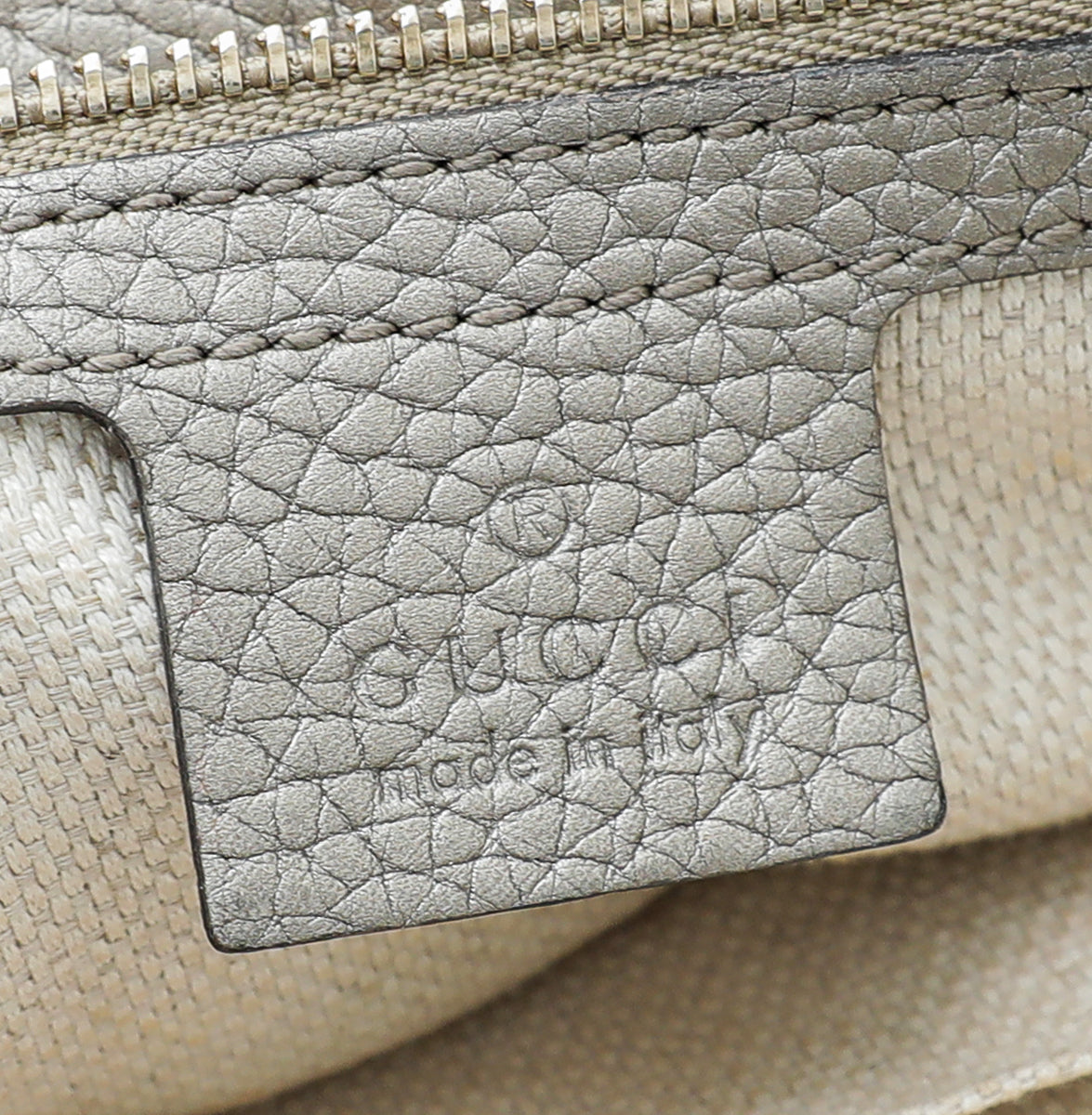 Gucci Champagne Soho Chain Flap Bag