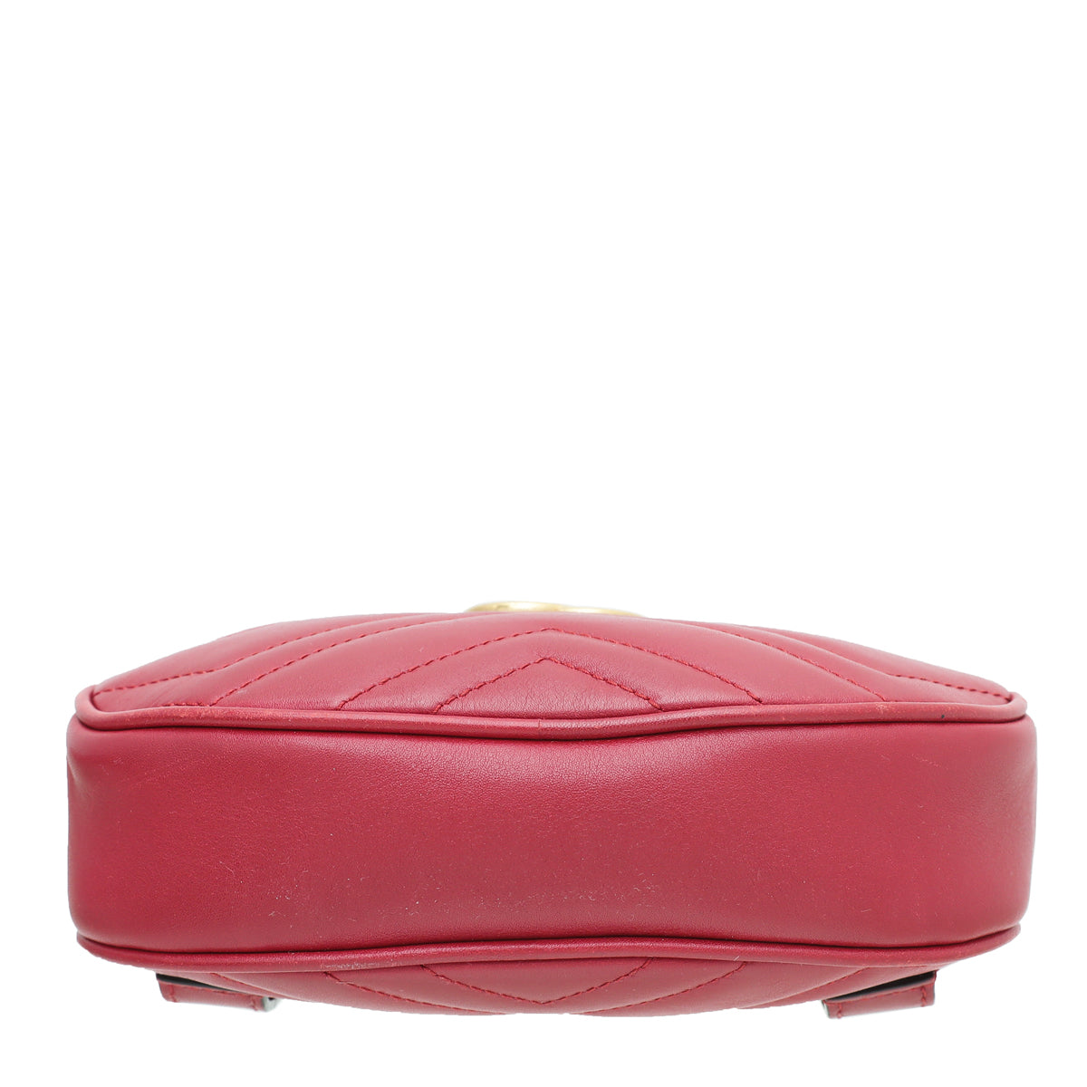 Gucci Red GG Marmont Mini Belt Bag