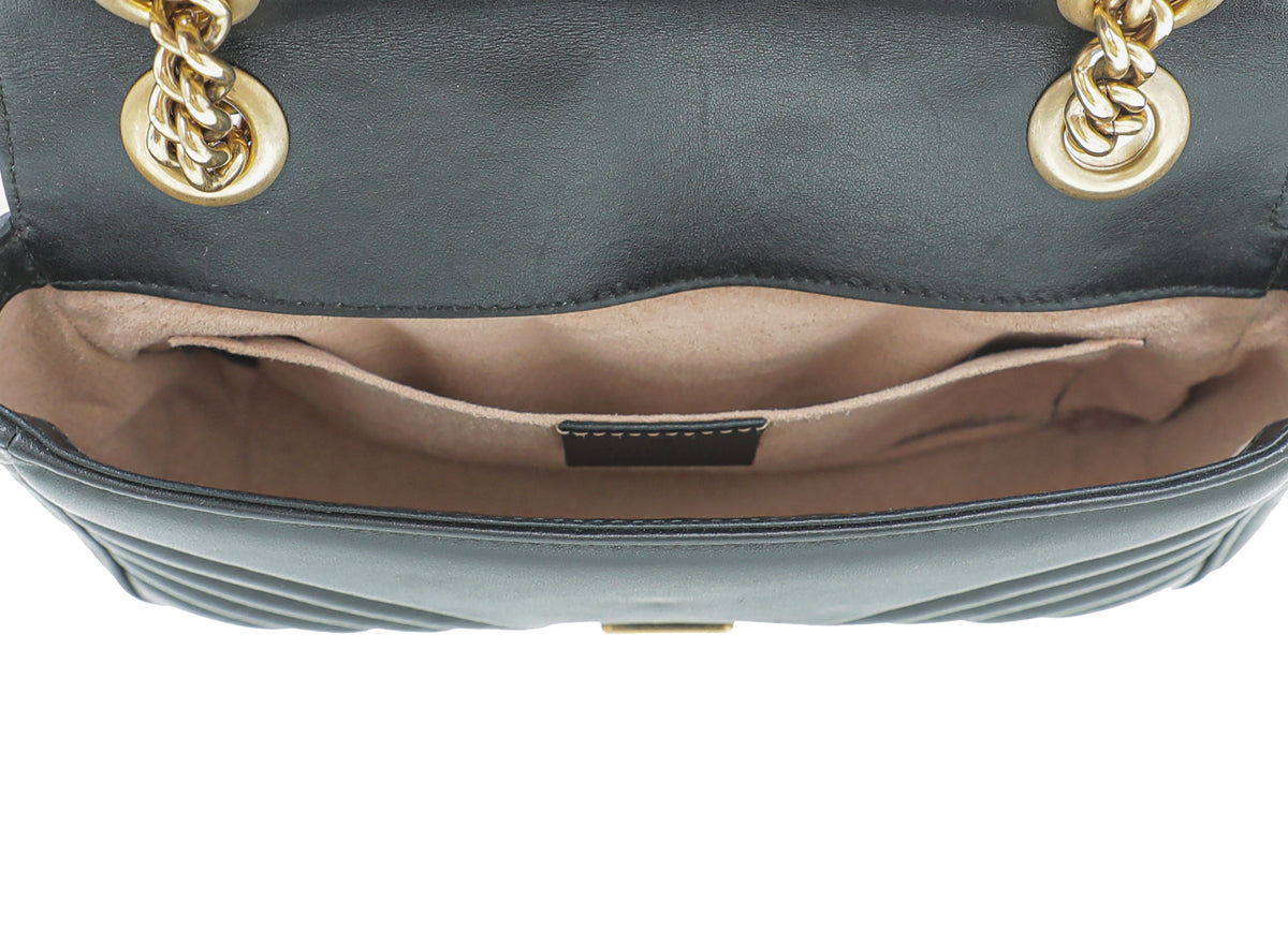 Gucci Black GG Marmont Mini Bag