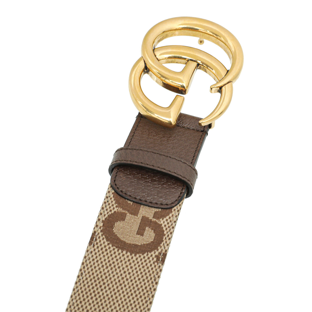 Gucci Ebony GG Marmont Buckle Wide Belt 40