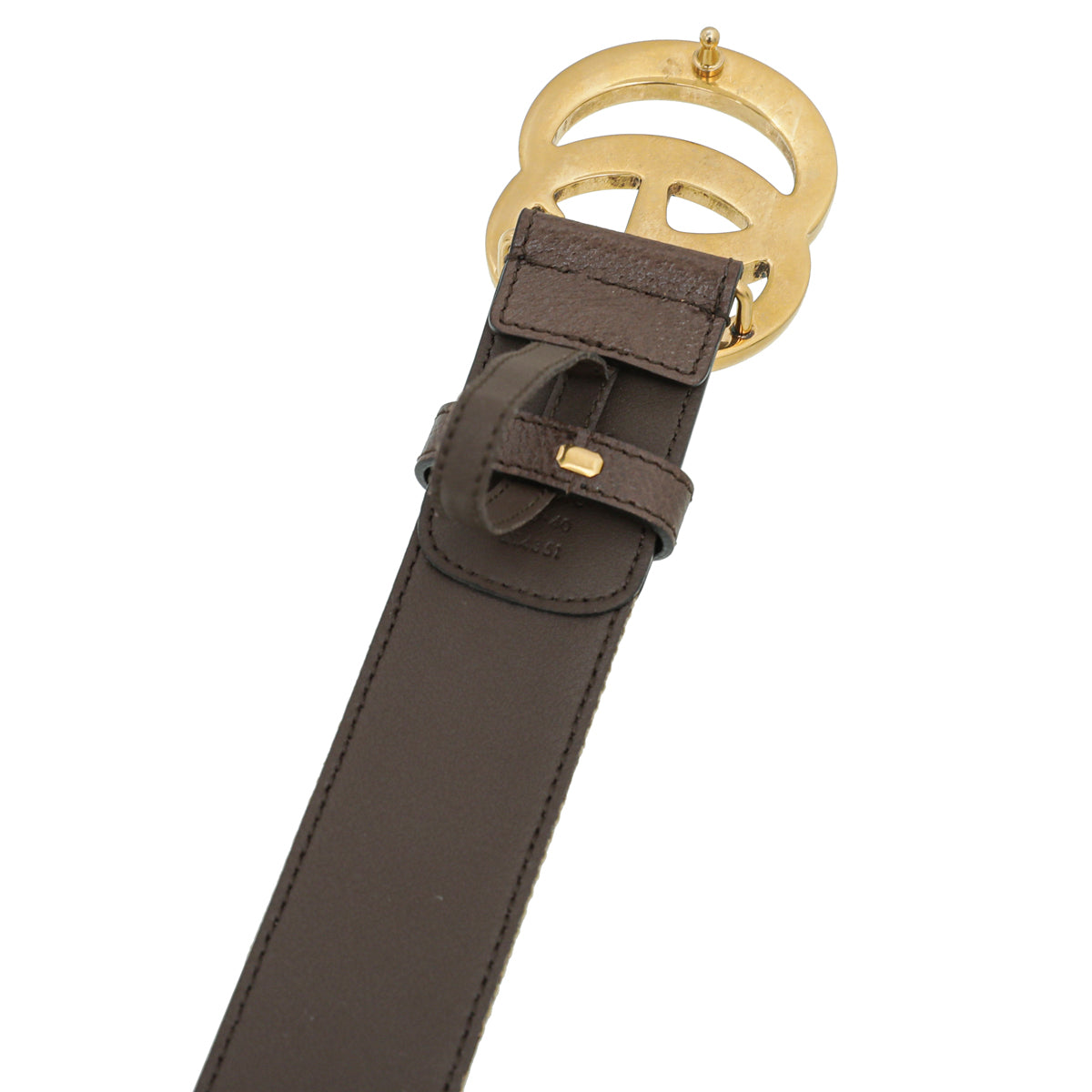 Gucci Ebony GG Marmont Buckle Wide Belt 40