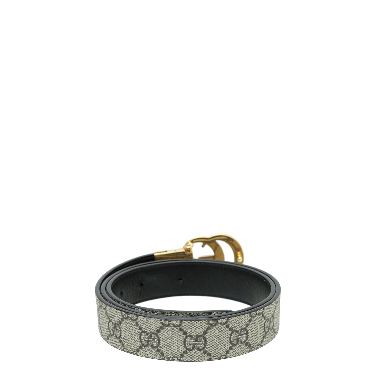 Gucci Biolor GG Supreme Reversible GG Marmont Belt 36