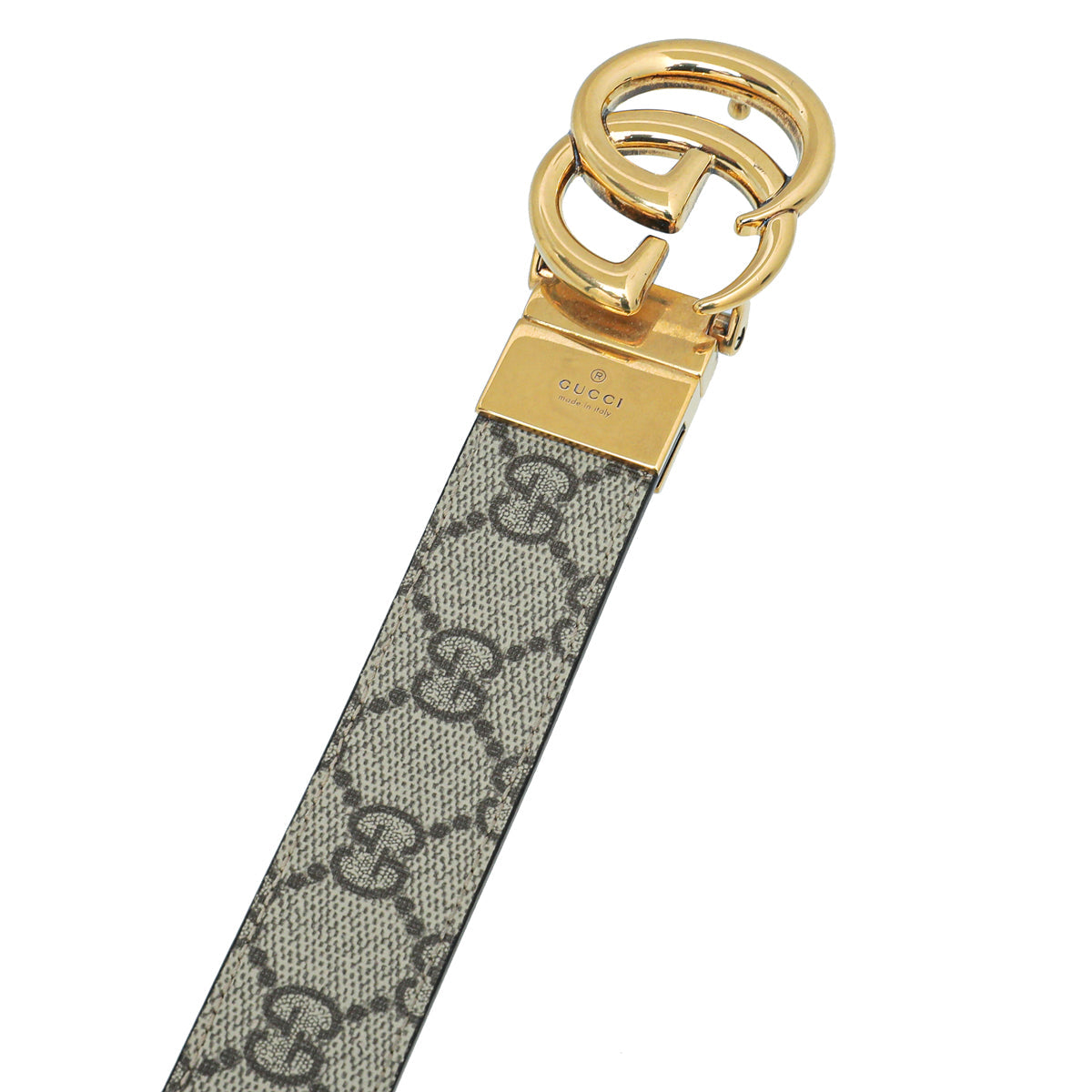 Gucci Biolor GG Supreme Reversible GG Marmont Belt 36