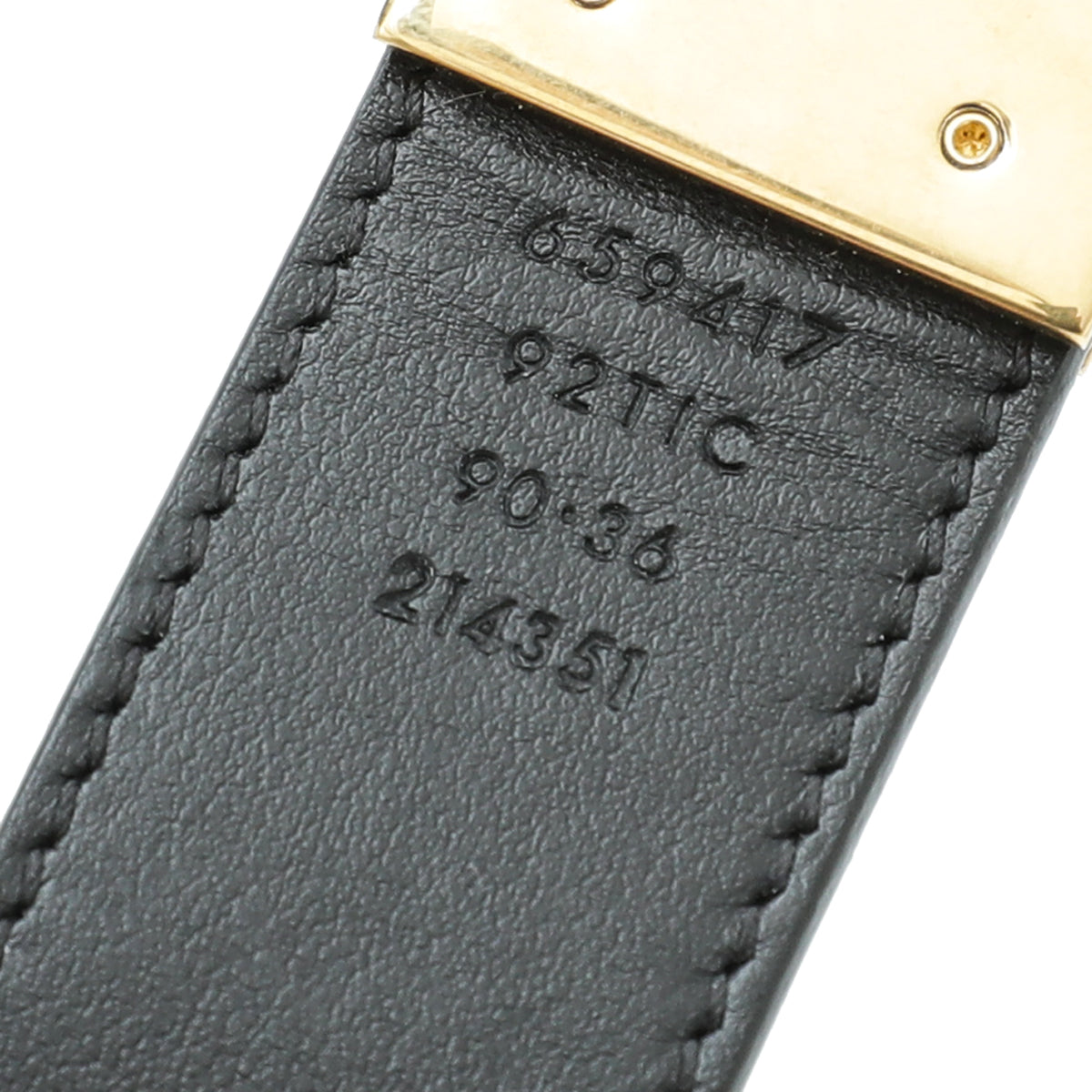 Gucci Biolor GG Supreme Reversible GG Marmont Belt 36