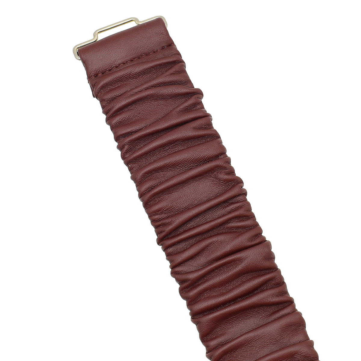 Gucci Burgundy GG Torchon Buckle Elasticized 40mm Belt 34