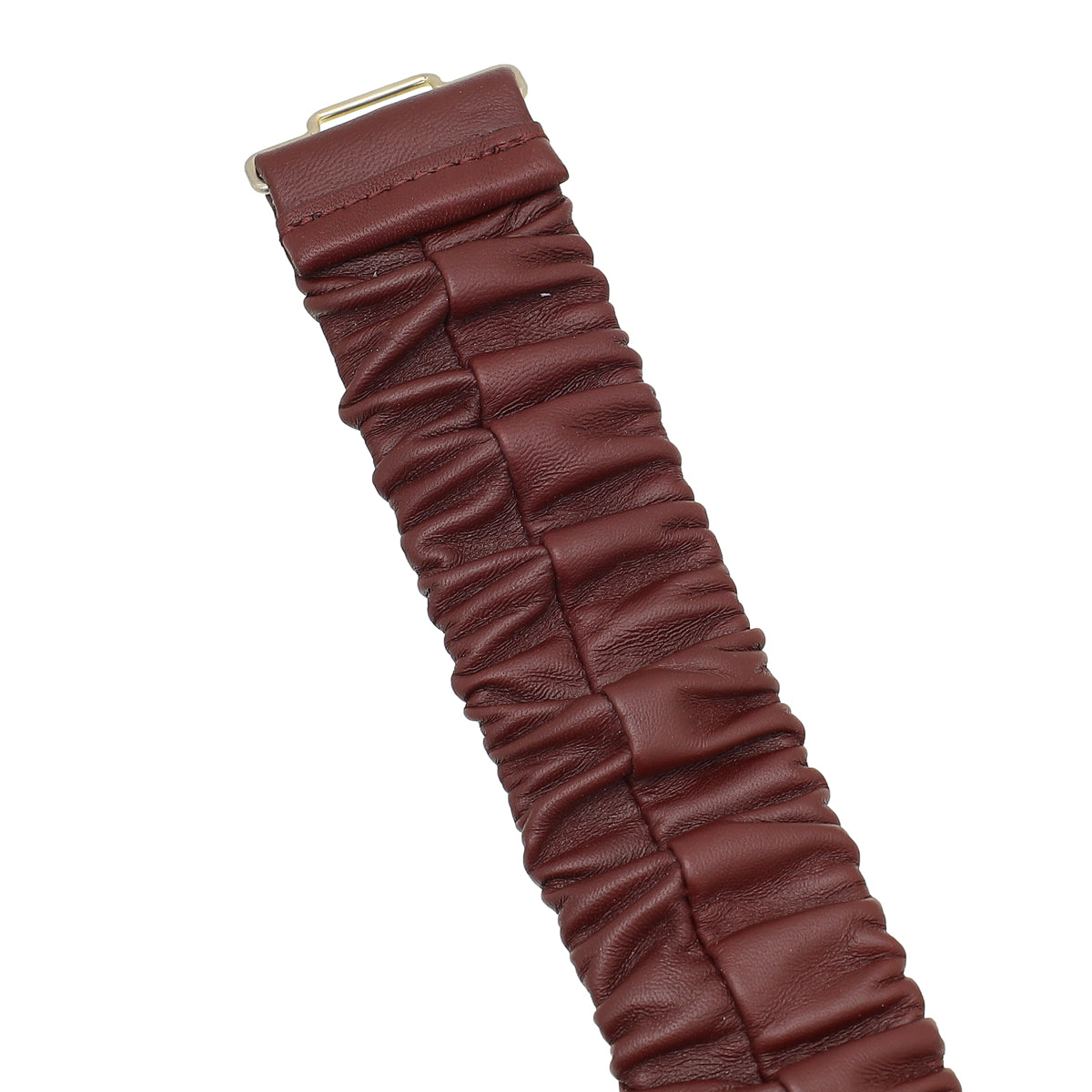 Gucci Burgundy GG Torchon Buckle Elasticized 40mm Belt 34