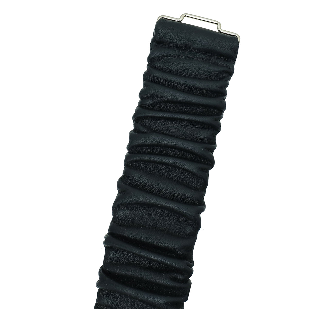 Gucci Black GG Torchon Buckle Elasticized Belt 34