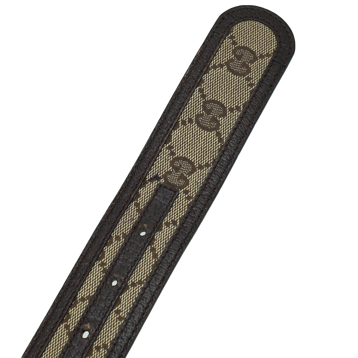 Gucci Bicolor Interlocking G Buckle GG Belt 36