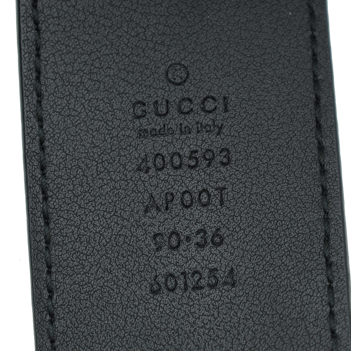Gucci Black Double G Buckle Belt 36
