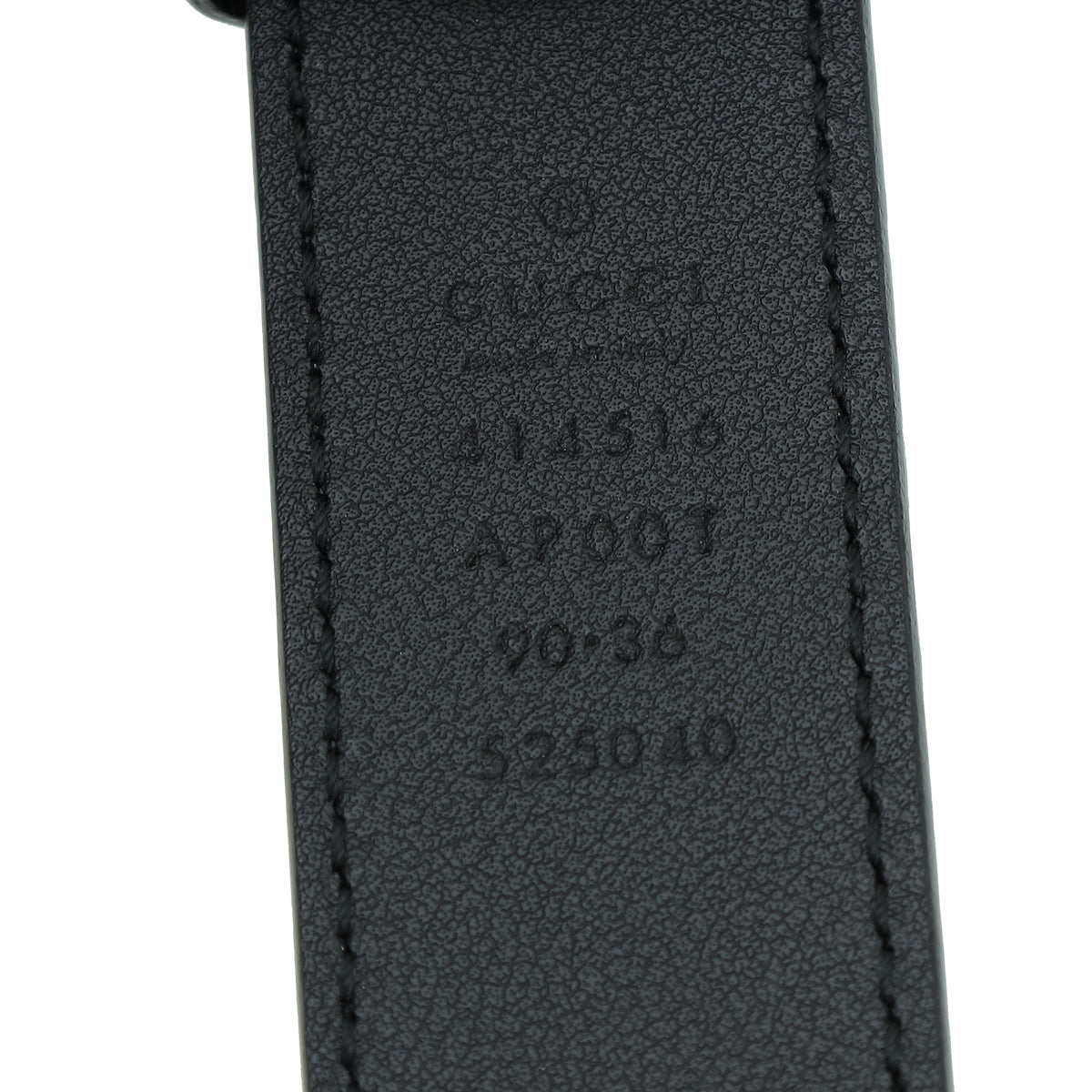Gucci Black Double G Buckle 30mm Belt 36