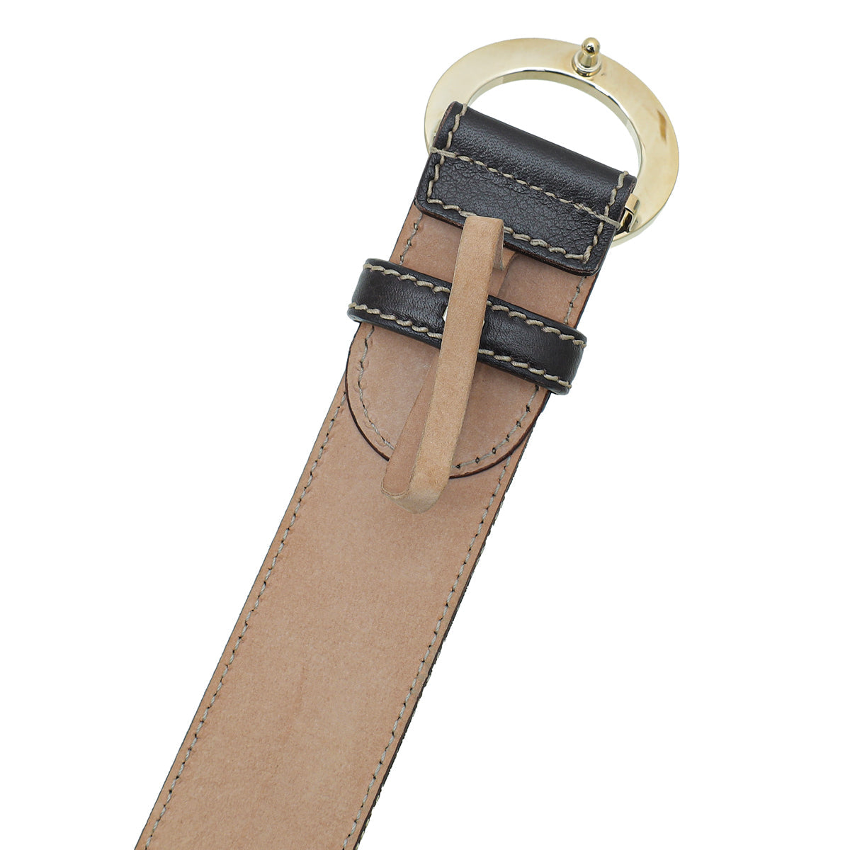 Gucci Bicolor GG Supreme G Buckle Belt 38