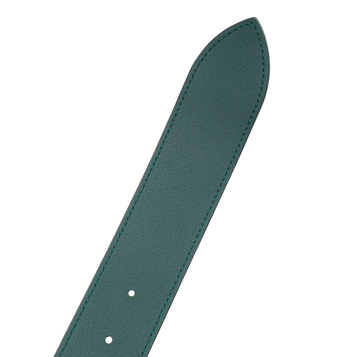 Gucci Green GG Marmont Leather Belt with Shiny Buckle 32