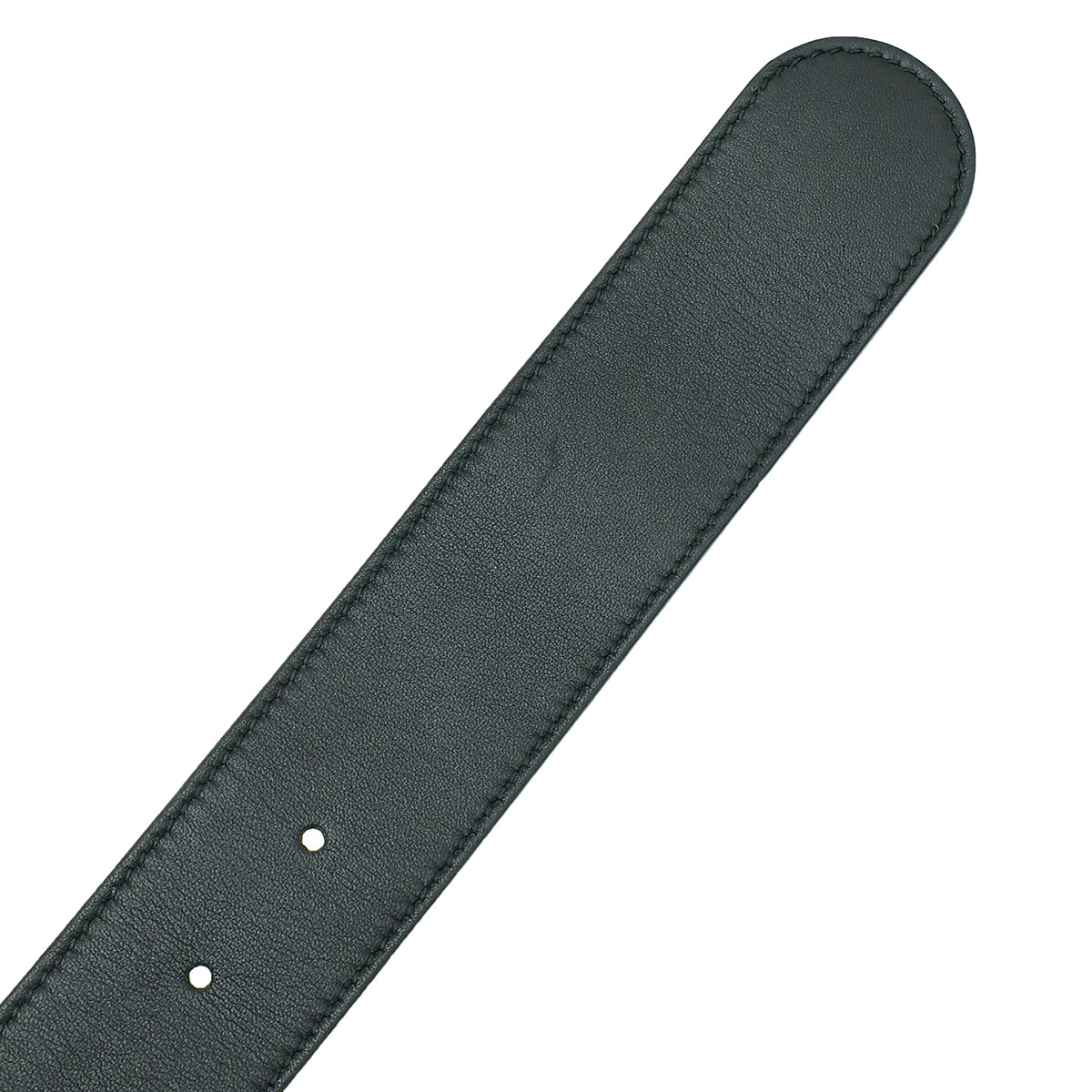 Gucci Black Double G Buckle Leather 40mm Belt 30