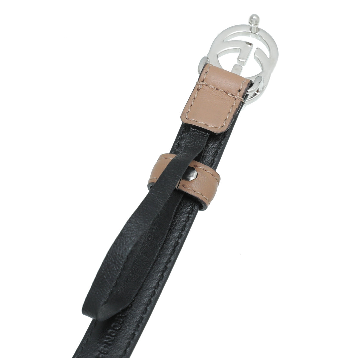 Gucci Nude GG Buckle Thin Belt 34