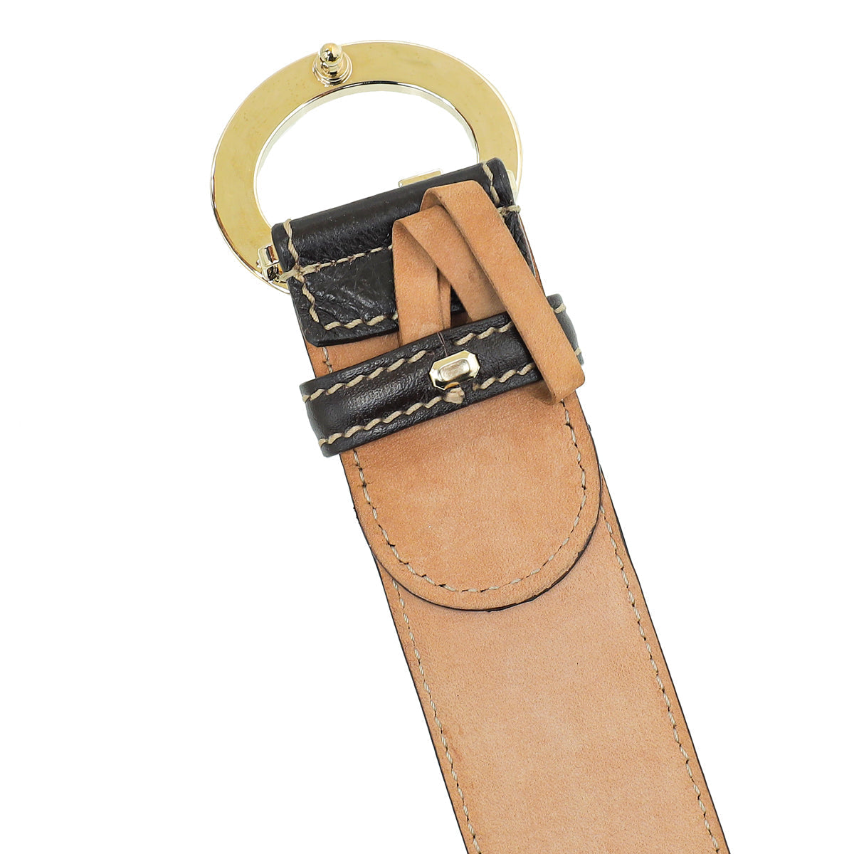 Gucci Bicolor GG Supreme G Buckle Belt 36