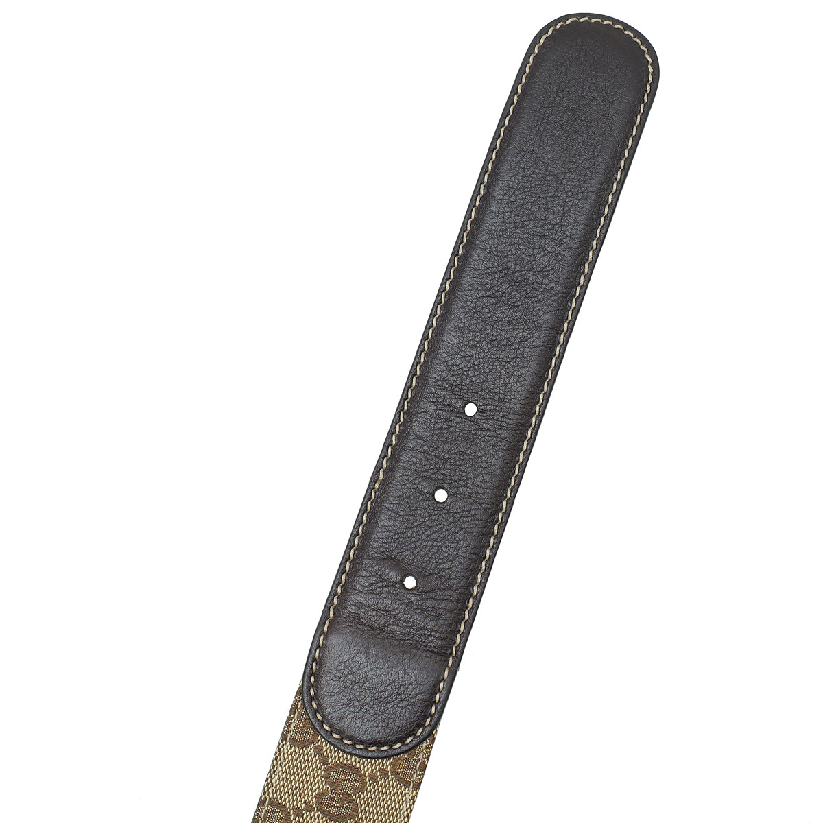 Gucci Bicolor GG Supreme G Buckle Belt 36