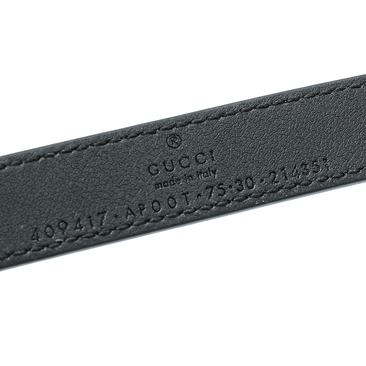 Gucci Black Double G Buckle Belt 30