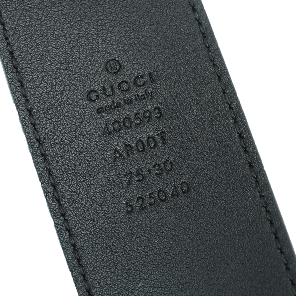 Gucci Black Double G Buckle 2015 Re-Edition Wide Belt 30