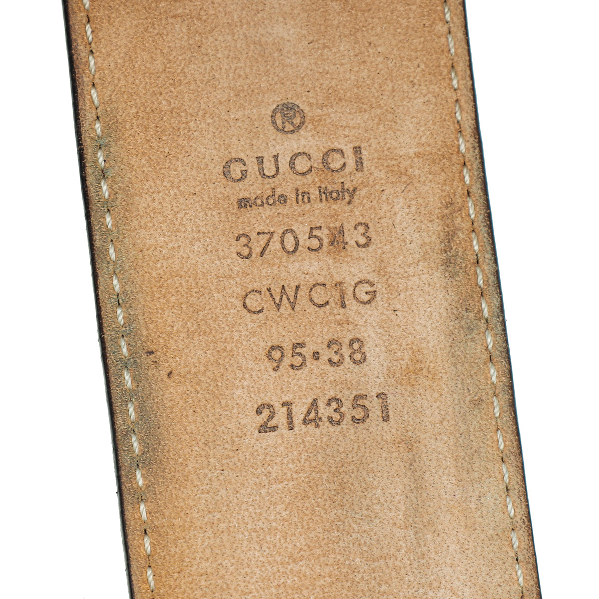Gucci Red Guccissima Interlocking G Buckle Belt 38