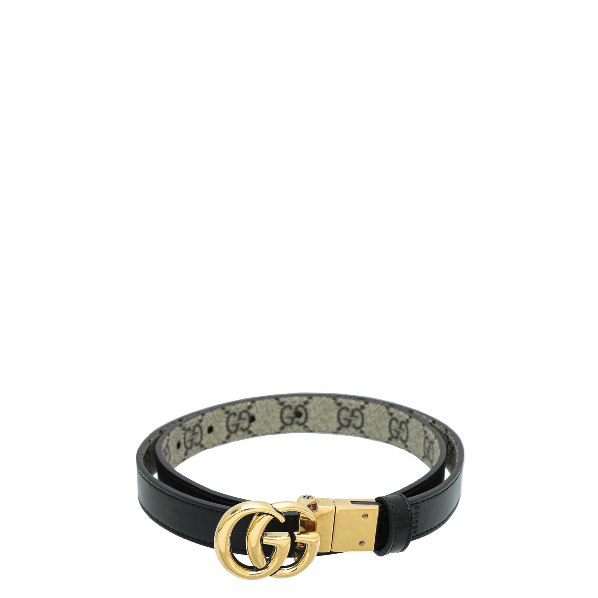 Gucci Biolor GG Supreme Reversible GG Marmont Belt 30