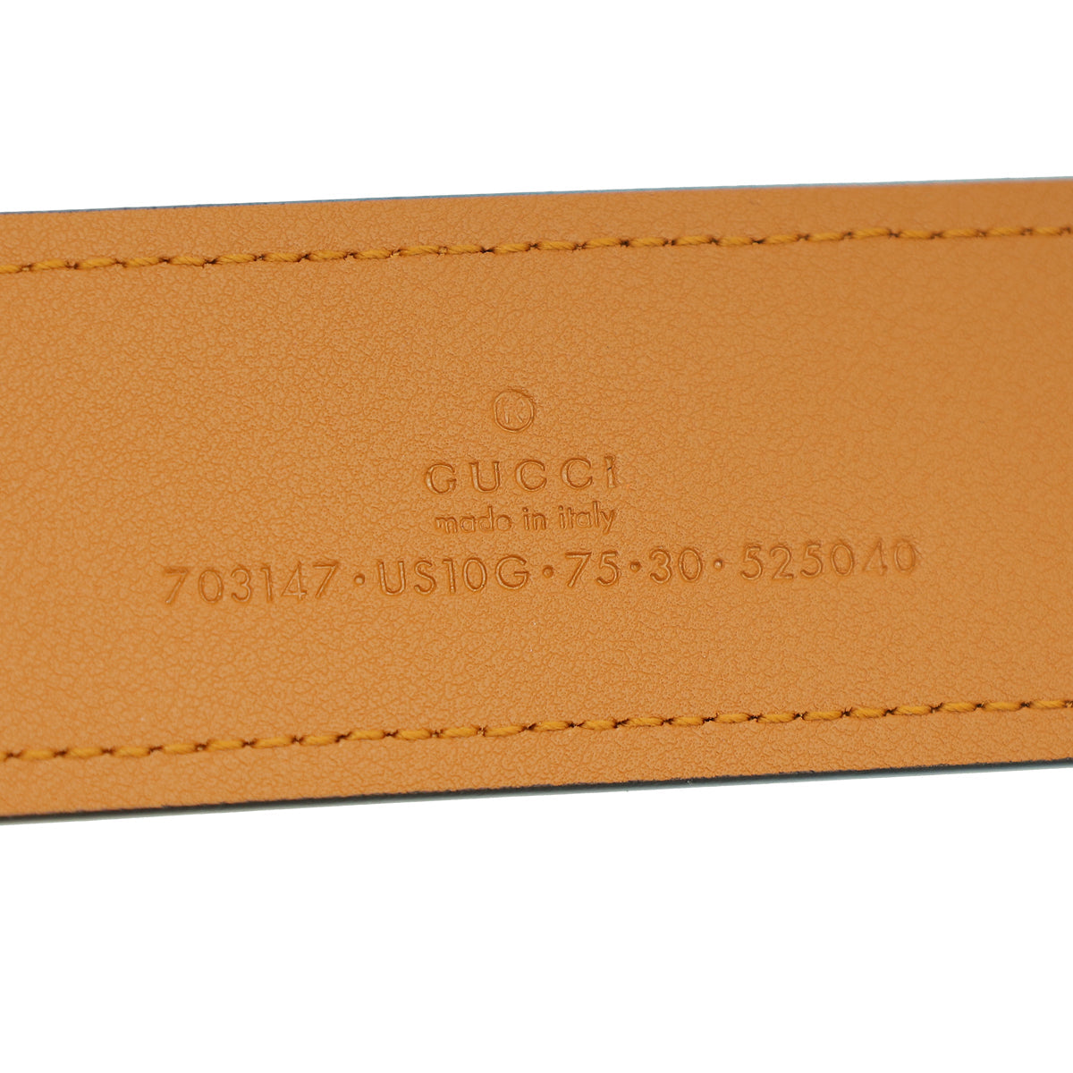 Gucci Tan Interlocking G Blondie Wide Belt 30