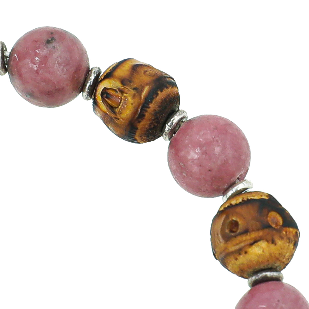 Gucci Old Pink Bamboo Stone Adjustable Bracelet