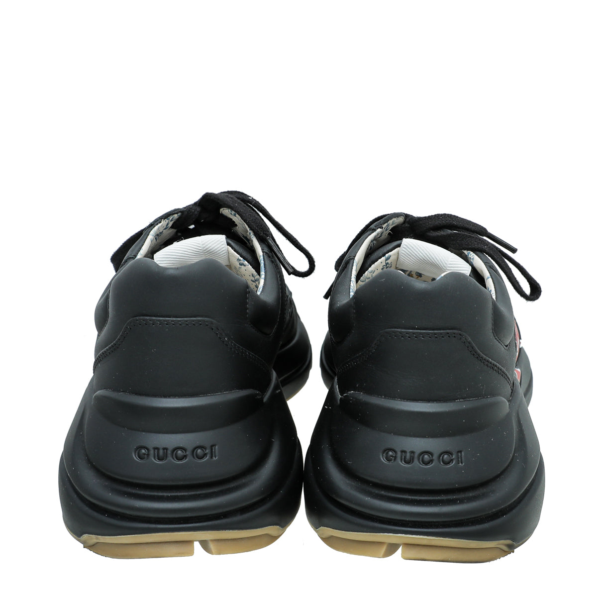 Gucci Black Rhyton LA Angels Print Sneaker 7.5