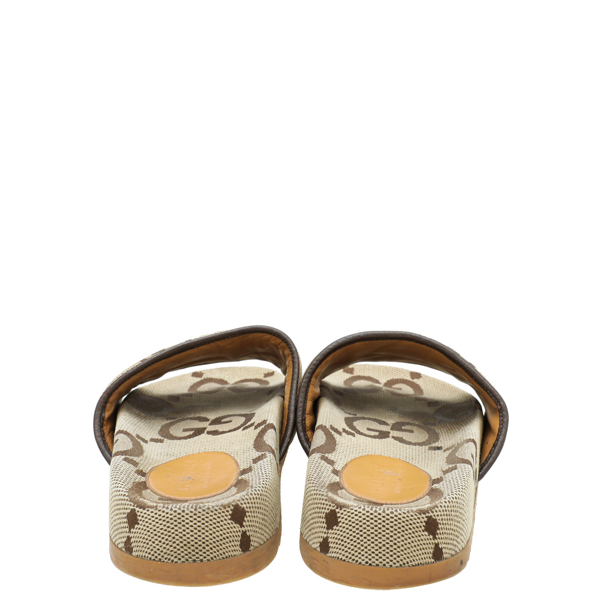 Gucci Bicolor GG Slide Maxi Sandals 9
