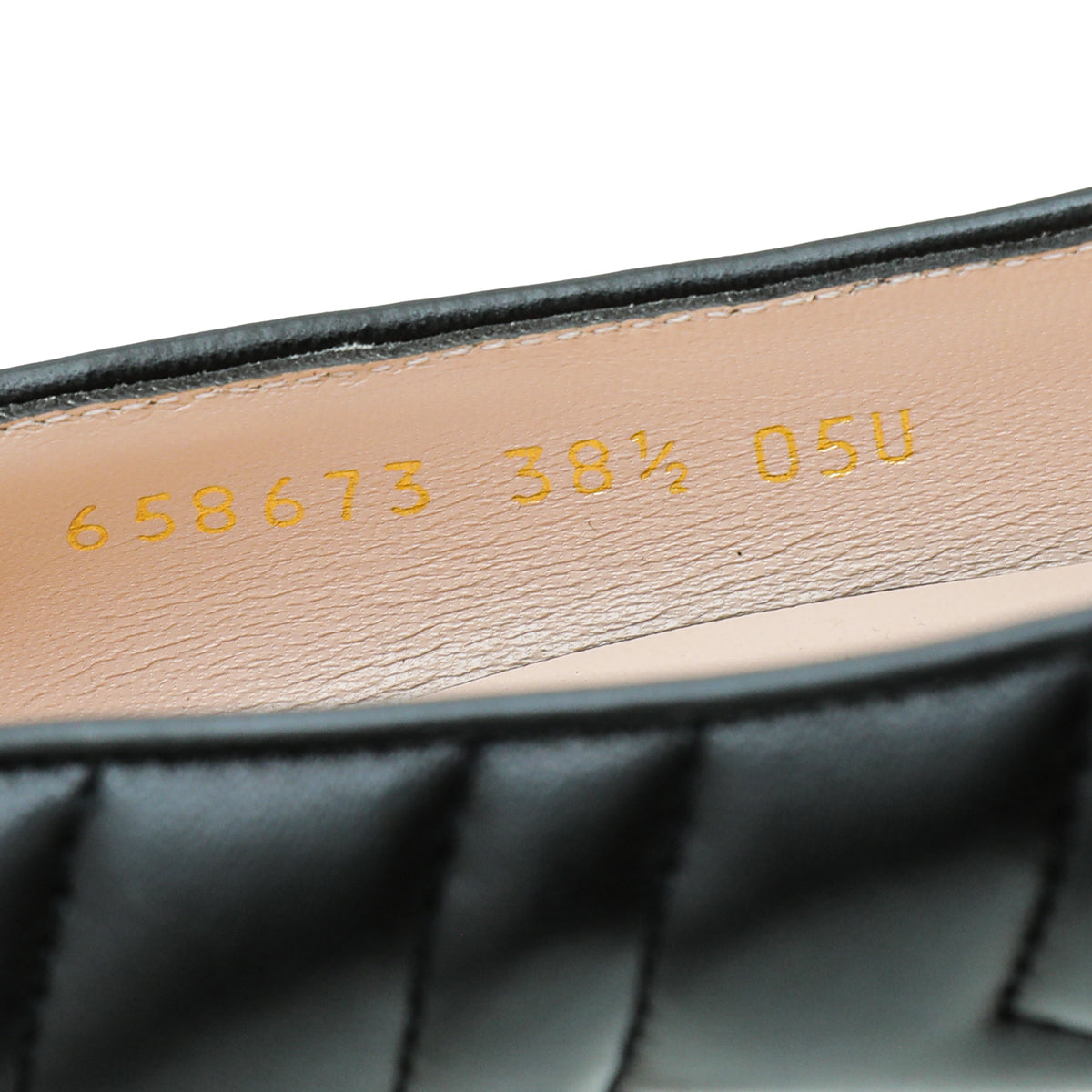 Gucci Black GG Matelasse Pump 38.5