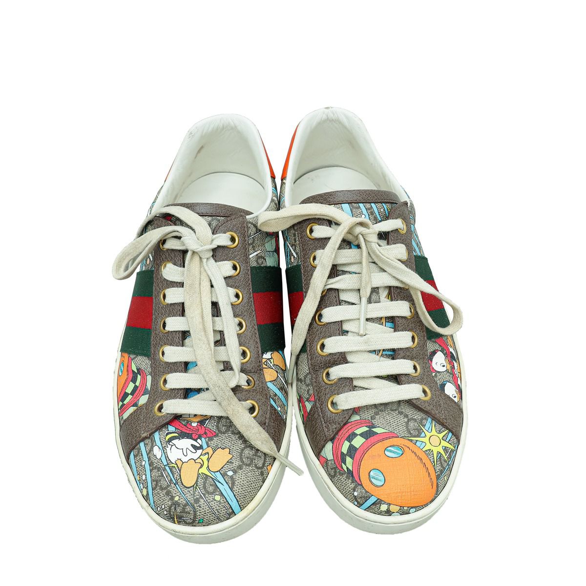 Gucci Multicolor X Disney Donald Duck Ace Sneakers 5.5