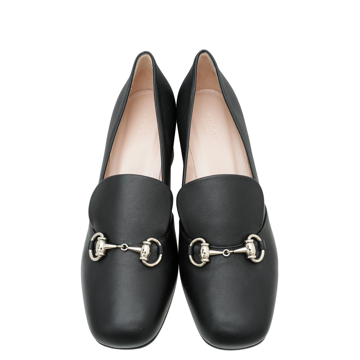 Gucci Black Horsebit Loafers Pump 39