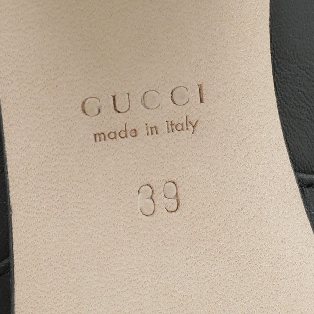 Gucci Black Horsebit Loafers Pump 39