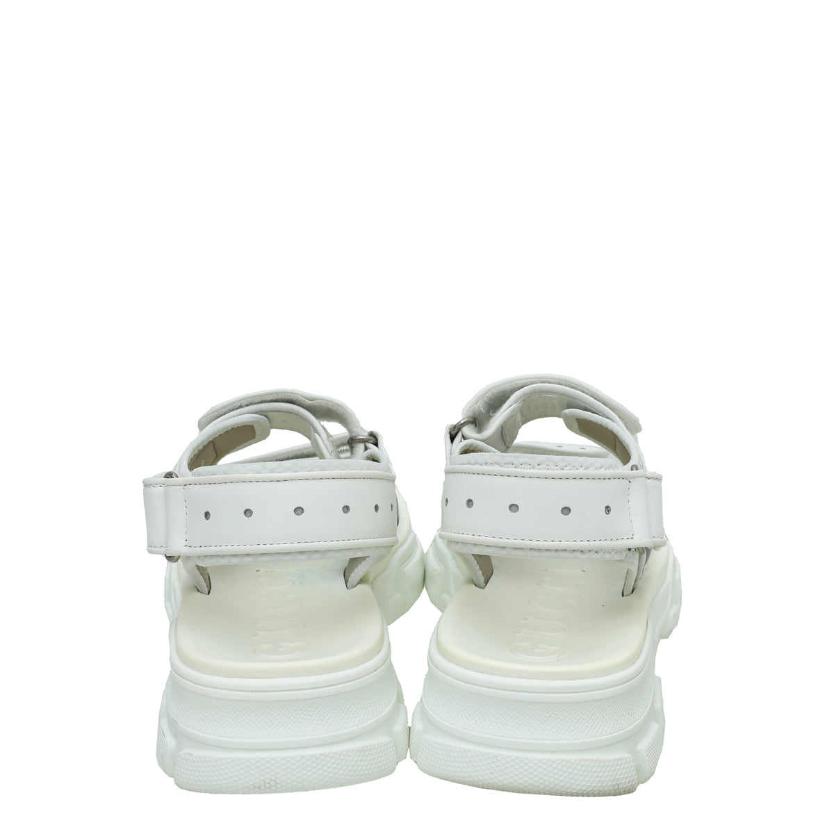 Gucci White Aguru Mesh Men's Sandal 8