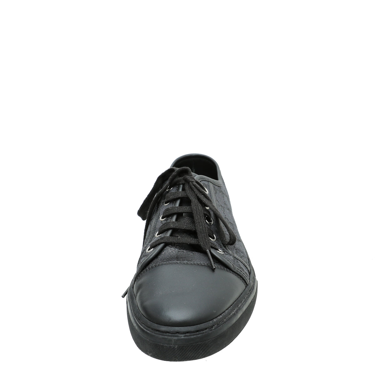 Gucci Black GG Low Top Sneakers 10