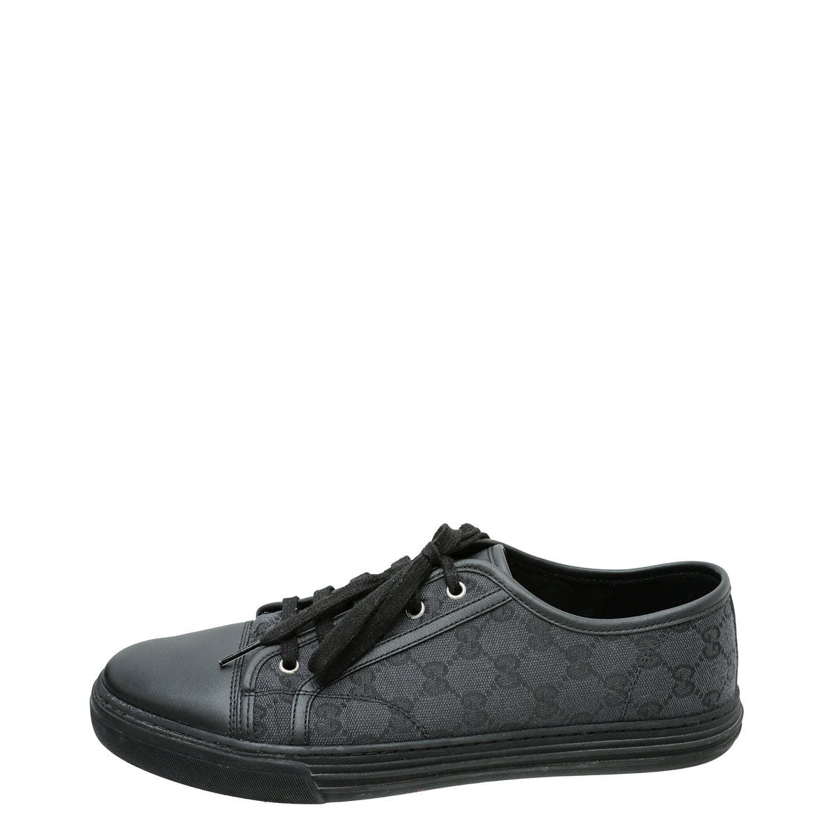 Gucci Black GG Low Top Sneakers 10