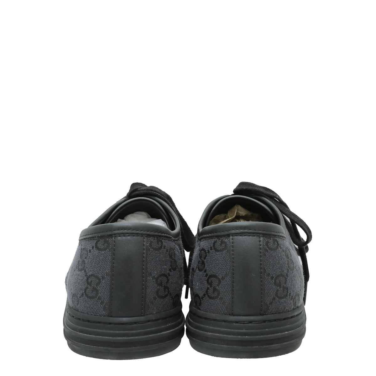 Gucci Black GG Low Top Sneakers 10