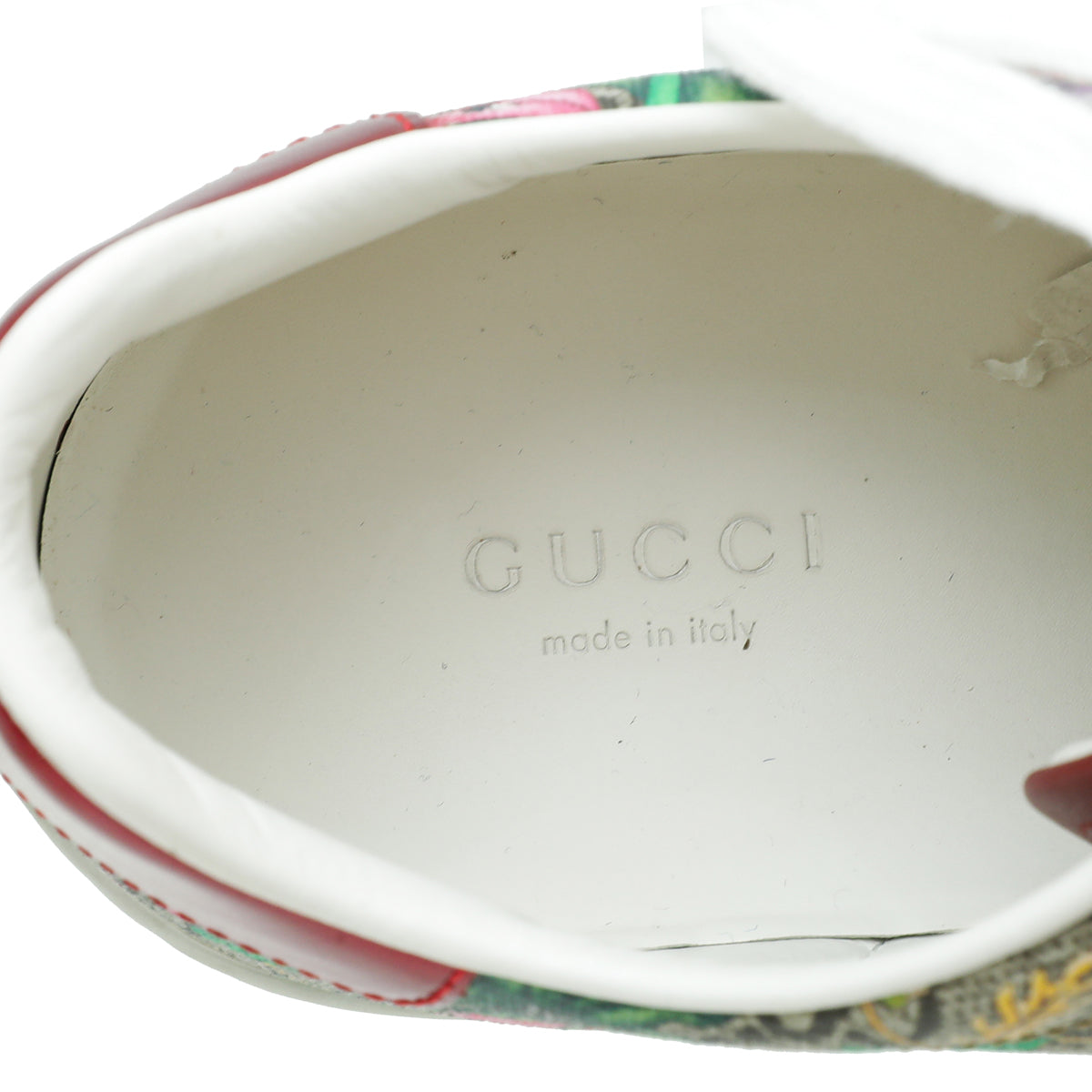 Gucci Ebony Multicolor GG Supreme Floral Print Ace Sneaker 36.5