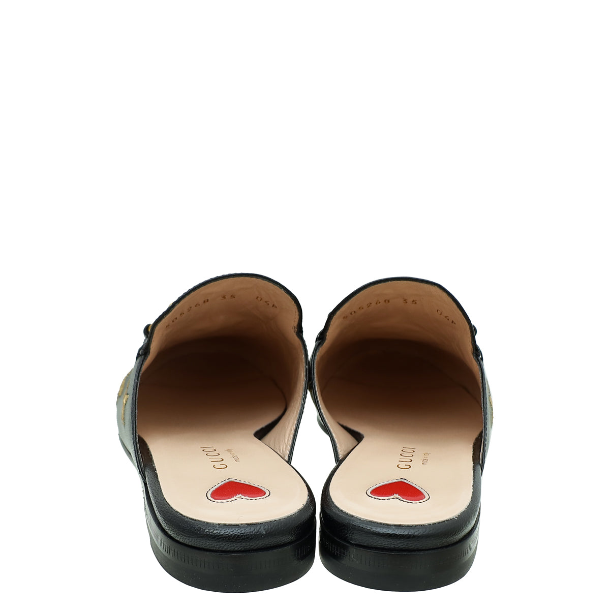 Gucci Bicolor Bee Star Princetown Mules 35