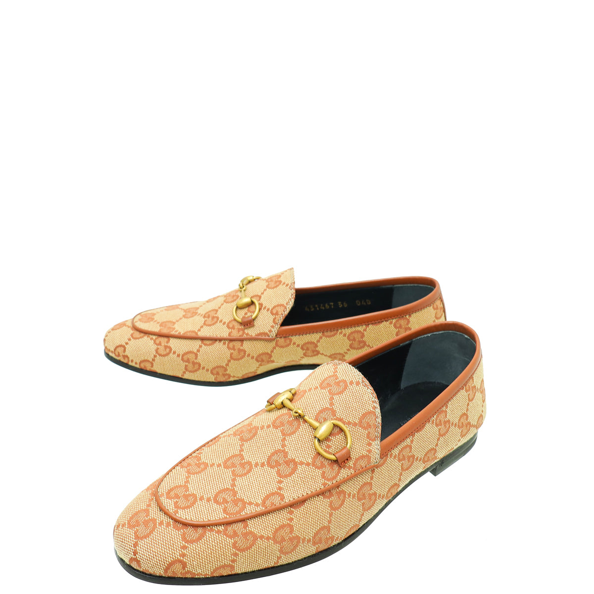 Gucci Bicolor GG Jordaan Loafer 36