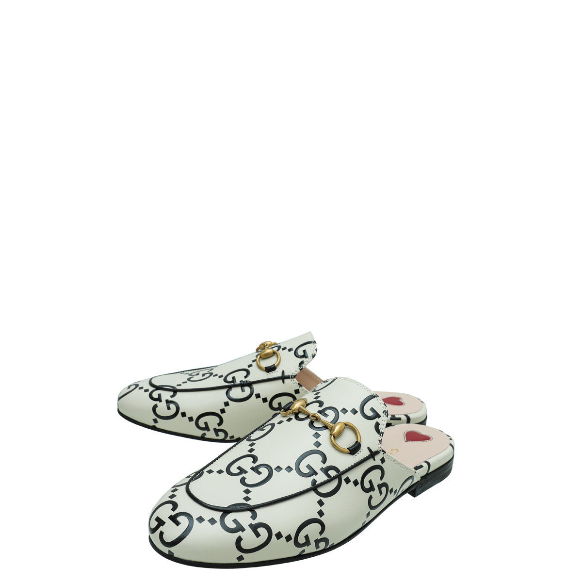 Gucci Bicolor Jumbo GG Princetown Slippers 37