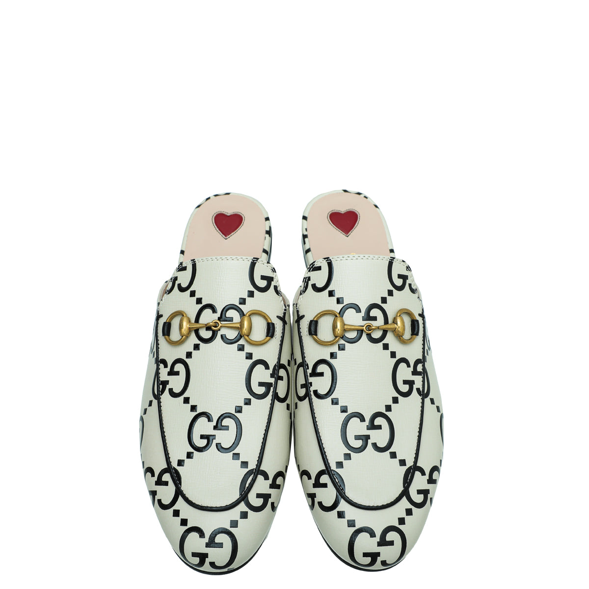Gucci Bicolor Jumbo GG Princetown Slippers 37