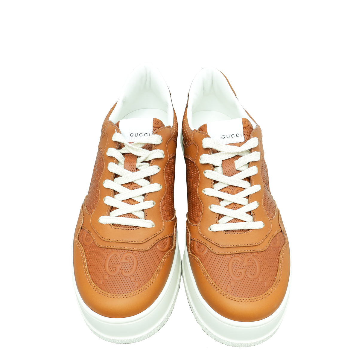 Gucci Brown Jumbo GG Embossed Sneakers 8